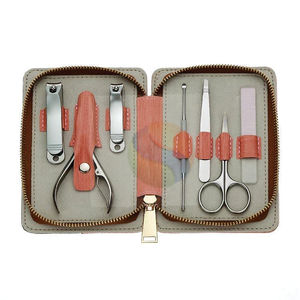 Kit Profesional de Manicura y Pedicura de Acero Inoxidable Directo de Fábrica, Juego de Cortaúñas y Cortacutículas Personalizado, Alta Calidad OEM - Product Image 1