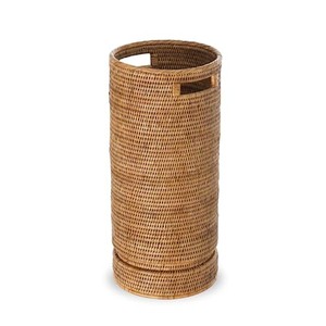 Soporte para Sombrillas de Mimbre Natural al por Mayor |   Miel y Ámbar Artesanal |   Aqdus Saleem - Product Image 2