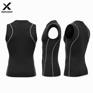 Camisetas de Compresión Personalizadas para Hombre X Sports City, Mezcla de Poliéster y Elastano, Alta Demanda, Ropa Deportiva OEM/ODM, Venta Caliente - Product Image 2