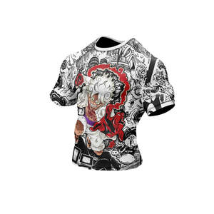 High Quality Sleeveless Compression Athletic Top Crew Neck Stretch Fabric Men MMA Rash Guard Anti-Bacterial Anti-UV Breathable - Product Image 5