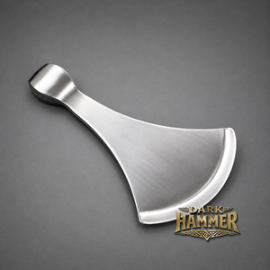 Hacha de Acero de Alto Carbono Forjada a Mano, Pulida, con Hoja Curva Ancha, Estilo Tradicional, de Alta Resistencia, Marca Dark Hammer - Product Image 3