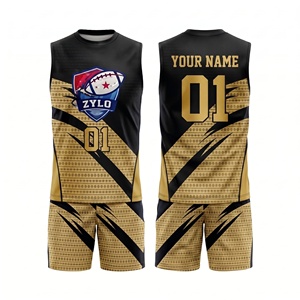 Uniformes de football 7v7 OEM, maillots de flag football personnalisés, sublimation, évacuation de l'humidité, performance athlétique - Product Image 6