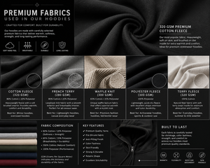 Sudadera con Capucha Negra Premium Personalizada de Micah Corporation, con Gráfico de Espinas, Antipilling, 100% Algodón, para Otoño - Product Image 3