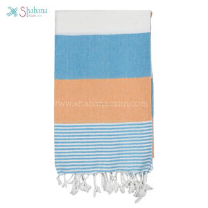 ผ้าเช็ดตัวเปลญวนตุรกีขนาดใหญ่สีดำผ้าฝ้ายแห้งเร็วพร้อมพู่สำหรับสระว่ายน้ำชายหาดสปารีสอร์ทโรงแรม - Product Image 6