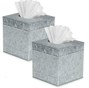 Porte-mouchoirs au design exclusif, finition naturelle, boîte de rangement, accessoires de décoration de table, support pour serviettes en papier - Product Image 2