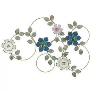 Nouvelle Arrivée : Décoration Murale Métallique Inspirée de la Nature pour Intérieur Moderne – Sculpture Murale Élégante en Fer Forgé - Product Image 1