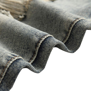 Wholesale High Street Casual Denim Shorts 100% Cotton Quick Dry Breathable Solid Pattern Customizable Colors Logo High - Product Image 3
