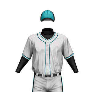 Prix de gros – Ensemble maillot et pantalon de baseball/softball en Spandex/Coton pour hommes, manches courtes, haute qualité, faible MOQ, idéal pour l'été - Product Image 6