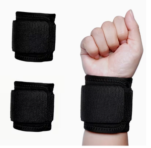 Attelle de poignet réglable légère en néoprène avec fermeture auto-agrippante – Protection professionnelle pour l'entraînement de force et l'haltérophilie - Product Image 3