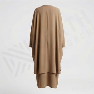 Abayas pour femmes, robe hijab une pièce, tenue décontractée pour femme musulmane, long khimar, abaya islamique, hijab, couleur personnalisée, style élégant - Product Image 2