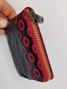 กระเป๋าสตางค์หนังแท้คุณภาพสูง ทนทาน แฟชั่น ขนาดเล็ก ป้องกัน RFID พร้อมซิป ช่องใส่บัตร ใช้ได้ทั้งชายและหญิง บริการ OEM ขายส่ง - Product Image 4