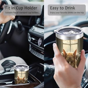 20oz Double Wall Stainless Steel Tumbler Thermal <b>Insulated</b> Sublimation Blank <b>Cup</b> Bulk - Product Image 4