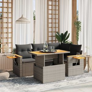Juego de sofás de jardín gris oscuro - Product Image 1