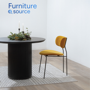 Table à manger en bois noir minimaliste moderne et écologique ronde Vietnam personnalisé en usine OEM/ODM pour meubles de salon - Product Image 2