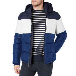 Vestes pour hommes confortables et élégantes, manteau chaud d'hiver, doudoune épaisse pour l'extérieur, veste à capuche personnalisée, doudoune matelassée pour hommes - Product Image 1