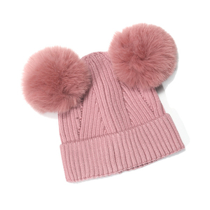 Gorros de Lana con Pompones de Fabricación en Fábrica, Servicios OEM, Gorros de Lana de Diseño Personalizado de Alta Calidad - Product Image 4