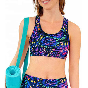 Conjunto de Yoga para Mujer Más Vendido, Sublimación con Logotipo Personalizado, Patrón Sólido, Transpirable, 2 Piezas, Nueva Llegada - Product Image 2