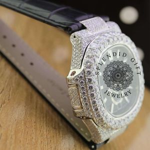 Reloj de Diamantes Splendid Gift con Caja Octogonal de 42 mm, Movimiento de Cuarzo Analógico Suizo, con Pedrería, Lujoso, Unisex - Product Image 5