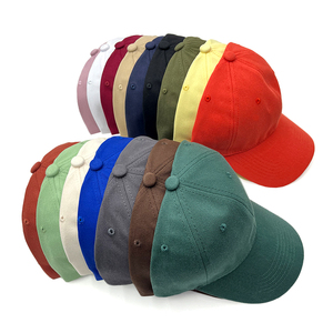 Cotton Solid 6 Panel Dad <b>Hats</b> Unstructured <b>Baseball</b> Caps Custom Patch Embroidered Printing Logo for Men and <b>Women</b> - Product Image 4