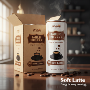 OEM/ODM Boisson au café au lait doux en conserve 170 ml, mélange de café premium à la crème, marque privée - Product Image 5