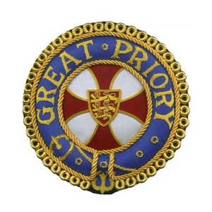 Made In Pakistan Low Price Hand Embroidery Badges Good Quality New Design Hand Embroidery Badges - Product Image 5