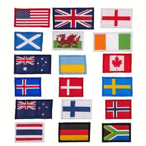 Écusson brodé personnalisé du drapeau national français en dentelle PVC 3D avec boucle auto-agrippante pour la couture de vêtements – Collection de drapeaux nationaux européens - Product Image 5