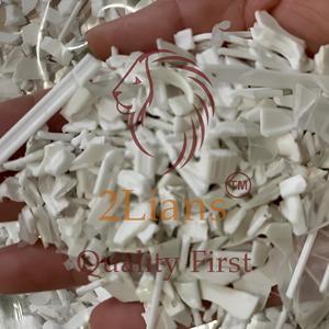 PP Regrind Plastic Pellet From Cases/<b>Crates</b> White and Clear Injection Molding Grade - Product Image 2