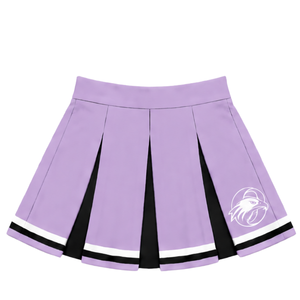 Falda Plisada de Animadora Color Lavanda para Mujeres y Niñas, Uniforme Deportivo Escolar para Equipo de Baile, Entrenamiento, Competencia y Actuaciones - Product Image 1