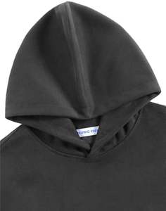 Sudadera con Capucha Corta para Hombre, Estilo Urbano, Vintage, Desgastada, Lavada con Ácido, de Alta Calidad, Personalizable, en Oferta - Product Image 4