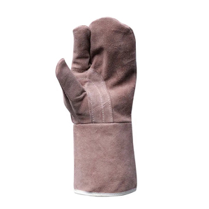 Heat Resistant Fireproof Unlined Palm TIG Multi-Task Welding Work <b>Gloves</b> Cow Split Leather Safety Working <b>Gloves</b> <b>For</b> Welders - Product Image 5