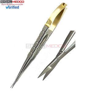 Tijeras Rectas TC Castroviejo de 6 Pulgadas, Instrumentos Médicos Quirúrgicos Profesionales de Acero Inoxidable Alemán, para Corte Médico y Dental - Product Image 6