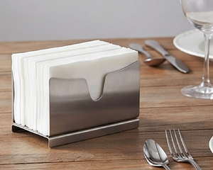 Porta Servilletas Metálico Hecho a Mano, Diseño Elegante, Acabado Plateado, Perfecto para Decoración de Cocina, Comedor y Accesorios de Mesa - Product Image 4