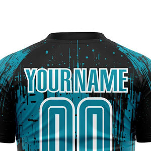 Maillot de sport pour homme de bonne qualité, sublimation, manches courtes, imprimé, respirant, séchage rapide, 100% polyester, logo personnalisé - Product Image 5