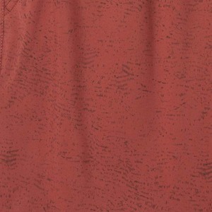 กางเกงขาสั้นเบอร์มิวด้าผ้าฝ้ายสีแดงล้วนสำหรับผู้ชาย เอวผูกเชือก มีกระเป๋า ระบายอากาศได้ดี ผ้าถัก เอวกลาง - Product Image 5
