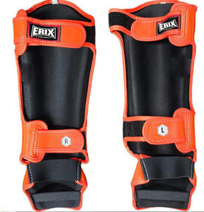 Professional Boxing Shin Guard Muay Thai Kickboxing Shin Instep Protector Leather Adjustable Closure Sports Training Shin Pads - Product Image 2