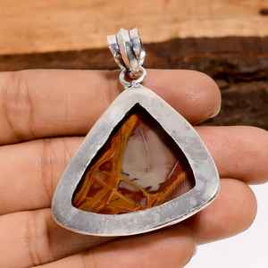 Colgante de plata Noreena Jasper hecho a mano en plata de ley 925, joyería bohemia, regalo para mujeres y niñas - Product Image 2