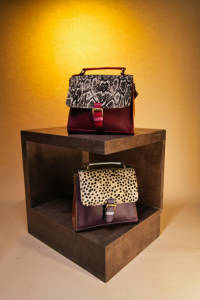 Bolso bandolera de Color rechoncho de cuero reciclado de nuevo estilo, bolso de cuero de piel con estampado de animales de alta calidad, bolso de hombro multicolor para mujer - Product Image 2