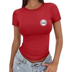 Camisetas Bella Canvas de Manga Corta con Cintura Fruncida, 65% Algodón, 35% Poliéster, para Mujeres, Damas y Niñas - Product Image 5