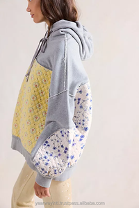 Sudadera con Capucha para Mujer, Diseño Bordado, Estilo Casual, Holgada, con Parches, para Primavera/Otoño/Invierno, en Oferta - Product Image 2