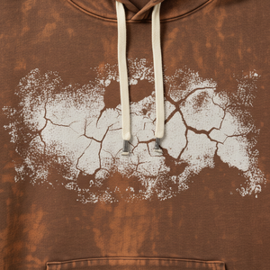 Sweat-shirt à capuche surdimensionné pour homme en coton French Terry avec imprimé tie-dye personnalisé et poche avant, style décontracté pour l'automne - Product Image 2