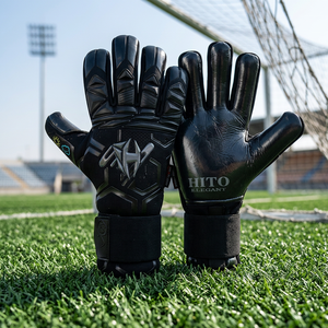 Gants de gardien de but pour enfants et jeunes garçons de haute qualité, durables, au toucher doux, avec grip, pour le football, la capture et le gardiennage - Product Image 4