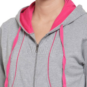 Vêtements décontractés, logo personnalisé, vente d'usine, survêtement pour femmes personnalisé, survêtement à fermeture éclair de haute qualité - Product Image 5