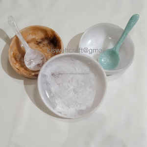 Plateau de service en résine de tourbillon fait à la main Design multiple Petits plats et assiettes de haute qualité pour les articles ménagers - Product Image 5