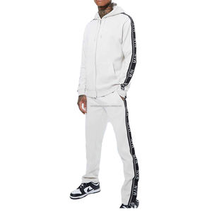 Survêtements élastiques à dessin Ensemble 2 pièces Pantalons de survêtement et sweats à capuche Ensembles de jogging Survêtements pour hommes - Product Image 4