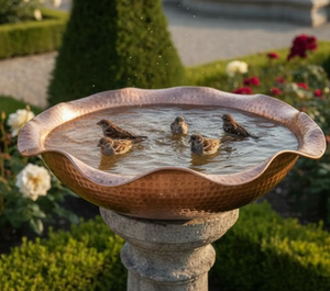 Bain d'oiseaux artisanal pour hôtel et restaurant, design élégant, mangeoire à oiseaux, accessoires de jardin, design unique. - Product Image 6