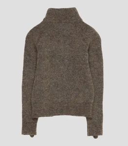 Sweat à capuche en mohair pour homme, double fermeture éclair, pull d'hiver épais et moelleux, motif lettre brodé, sweat-shirt d'automne en mohair - Product Image 6