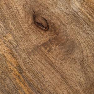 Vandana Hexa Stellar <b>Round</b> Wooden <b>Dining</b> <b>Table</b> With Metal Legs (<b>Solid</b> <b>Wood</b>) - Product Image 5