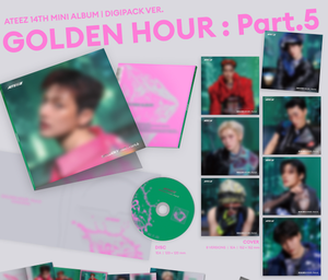 ATEEZ 14º Mini Álbum GOLDEN HOUR Part.5 (DIGIPACK) CD de Música K-Pop (Plástico, Idioma Coreano, Para Todas las Edades) - Product Image 2