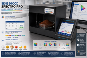 Espectrofotómetro de Color para Achicoria, Analizador Digital de Color con Gran Apertura de 77 mm para Polvo, Gránulos y Cubos de Achicoria Tostada - Product Image 4