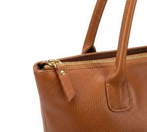 Bolsos Tote de Cuero Granulado Ligero e Informal para Mujer, Marca Luxe Enterprises 2026, con Cierre de Cremallera y Forro Interior de Sarga, 0.4 kg - Product Image 3